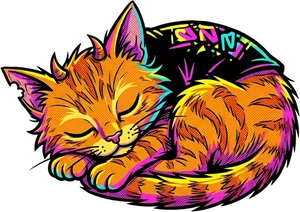 Orange gremlin cat